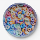 Schüssel buntes Getreide-WegwerfpapierTeller Pappteller (Vorderseite)