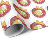 Schüssel Chili Chili Chile auf Carne Cookoff Leben Geschenkpapier (Rolleneckpunkt)