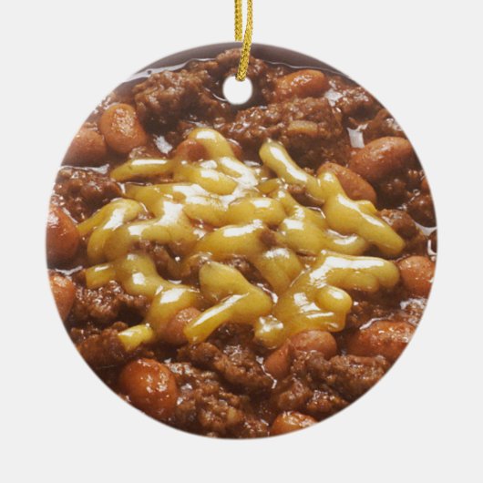 Schüssel Chili Keramik Ornament (Vorne)