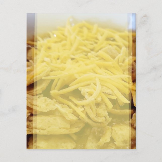 Schüssel Chili Scrapbook Papier für Rezepte (Vorderseite)