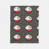 Schüssel der Reis-Fleece-Decke Fleecedecke (Vorderseite)