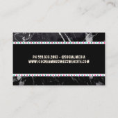 Schüssel Eiscreme-Scholle Sundae Treuekarte (Rückseite)