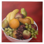 Schüssel frische Früchte Fliese (Vorderseite)