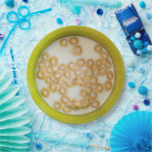 Schüssel Frühstückskost- aus Pappteller (Party)