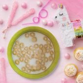 Schüssel Frühstückskost- aus Pappteller (Party)