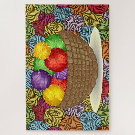 Schüssel Garn Puzzle (Vertikal)