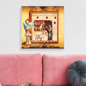 SCHÜSSEL HYGEIA MONOGRAMM Medizin, Apotheke Leinwanddruck (Insitu (Wohnzimmer))