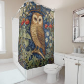 Schüssel im Garten William Morris Stil Duschvorhang (Beispiel)