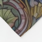 Schüssel im Garten William Morris Stil Fleecedecke (Ecke)