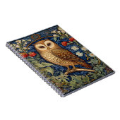 Schüssel im Garten William Morris Stil Notizblock (Rechte Seite)