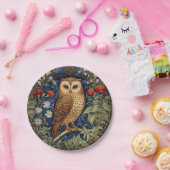 Schüssel im Garten William Morris Stil Pappteller (Party)