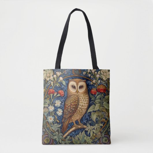 Schüssel im Garten William Morris Stil Tasche (Vorderseite)