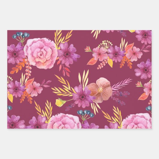 Schüssel immer Liebe Sie wackeln Papierblätter Geschenkpapier Set (Vorderseite 3)