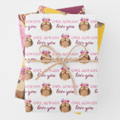 Schüssel immer Liebe Sie wackeln Papierblätter Geschenkpapier Set (Beispiel)