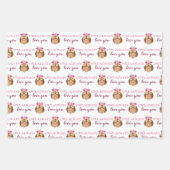 Schüssel immer Liebe Sie wackeln Papierblätter Geschenkpapier Set (Vorderseite)