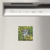 Schüssel in Schmetterlingen Magnet (In Situ (Geschirrspüler))