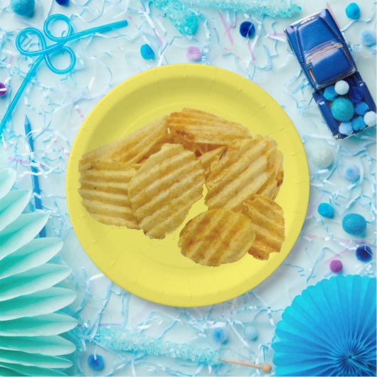 Schüssel Kartoffelchip-WegwerfpapierTeller Pappteller (Party)
