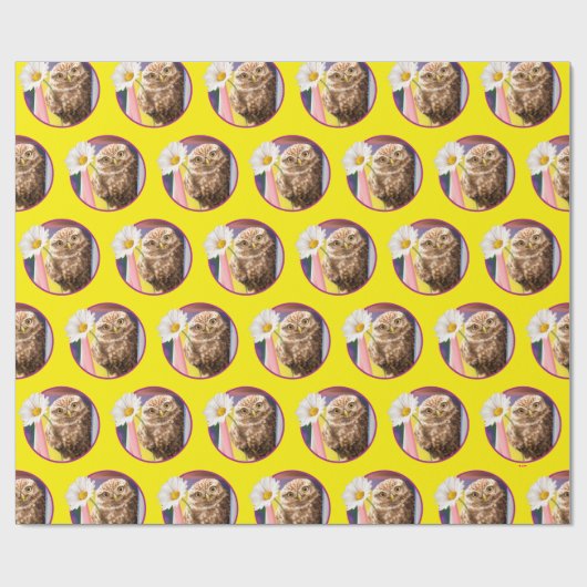 Schüssel mit Blume in Postfach Geschenkpapier (Flach)