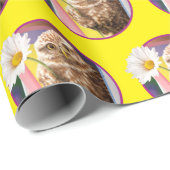 Schüssel mit Blume in Postfach Geschenkpapier (Rolleneckpunkt)