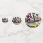 Schüssel mit Blume Konfetti (Vorderseiten)