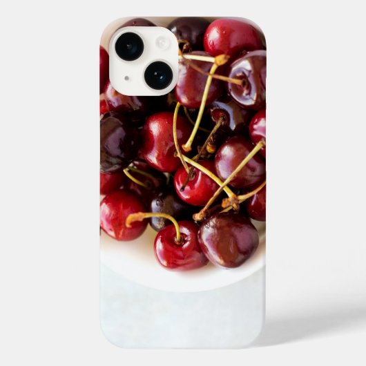 Schüssel mit Kirschen Case-Mate iPhone Hülle (Rückseite)