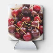 Schüssel mit Kirschen Dosenkühler (Rückseite)