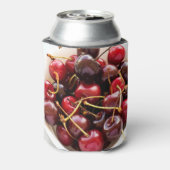 Schüssel mit Kirschen Dosenkühler (Kanne Rückseite)
