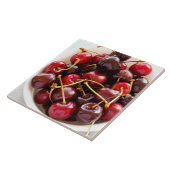 Schüssel mit Kirschen Fliese (Seite)
