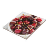 Schüssel mit Kirschen Fliese (Seite)