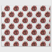 Schüssel mit Kirschen Geschenkpapier (Flach)