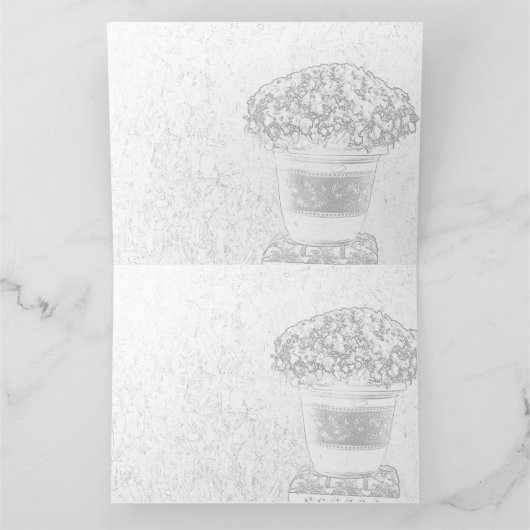 Schüssel mit Kirschen Karte (Innenseite)