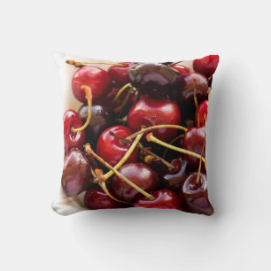 Schüssel mit Kirschen Kissen