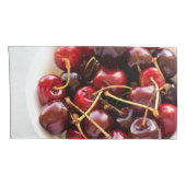 Schüssel mit Kirschen Kissenbezug (Rückseite-Rechts)