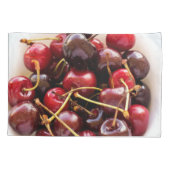 Schüssel mit Kirschen Kissenbezug (Rückseite)