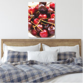 Schüssel mit Kirschen Leinwanddruck (Insitu (Schlafzimmer))