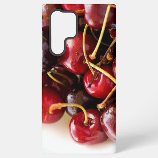 Schüssel mit Kirschen Samsung Galaxy Hülle (Rückseite)