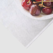 Schüssel mit Kirschen Seidenpapier (Ausschnitt)