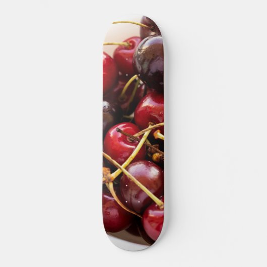 Schüssel mit Kirschen Skateboard (Vorderseite)