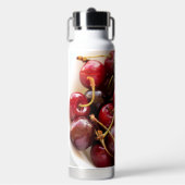 Schüssel mit Kirschen Trinkflasche (Vorderseite)