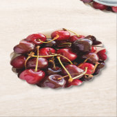 Schüssel mit Kirschen Untersetzer (angewinkelt)