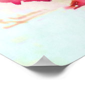 Schüssel mit Rose Poster (Ecke)