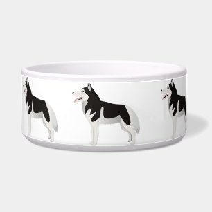 Schüssel mit Schlittenhund