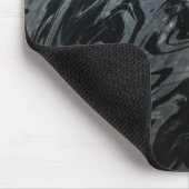 Schüssel mit schwarzem und grauem Rasen, Mousepad (Ecke)