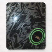 Schüssel mit schwarzem und grauem Rasen, Mousepad (Vorne)