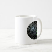 Schüssel mit schwarzem und grauem Rasen, Tasse (VorderseiteRechts)