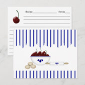 Schüssel mit Weinrezeptafel Postkarte (Vorne/Hinten)