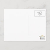 Schüssel Popcorn Postkarte (Rückseite)