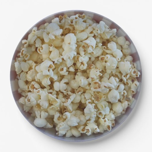 Schüssel Popcorn-WegwerfpapierTeller Pappteller (Vorderseite)