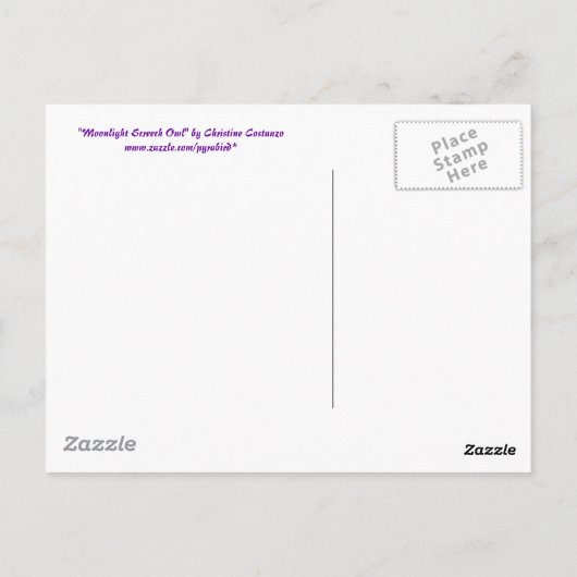 Schüssel Postkarte (Rückseite)