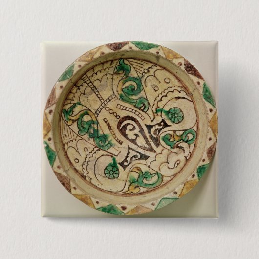 Schüssel (Töpferware) Button (Vorderseite)